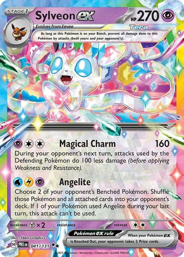 Sylveon ex - Prismatic Evolutions (Double Rare, 041/131 Holo)