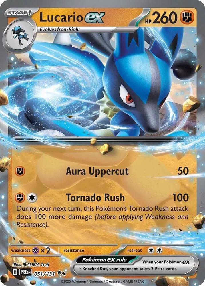 Lucario ex - Prismatic Evolutions (Double Rare)