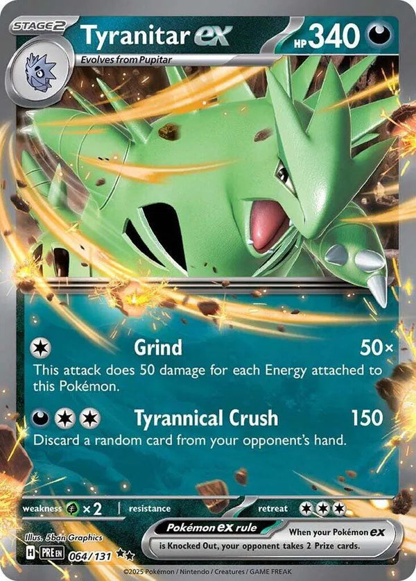 Tyranitar ex - Prismatic Evolutions (Double Rare)