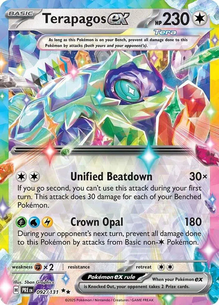 Terapagos ex - Prismatic Evolutions (Double Rare)
