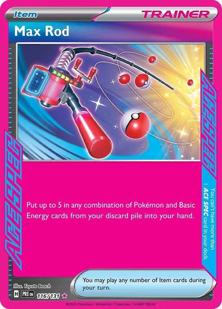 Max Rod - Prismatic Evolutions (ACE SPEC Rare)