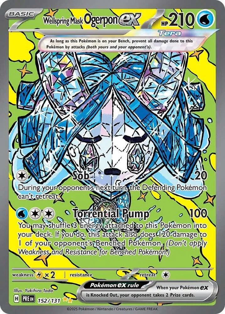 Wellspring Mask Ogerpon ex - Prismatic Evolutions (Special Illustration Rare, 152/131 Holo)
