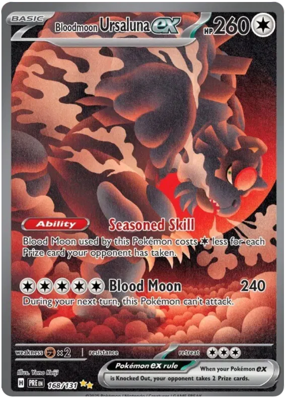 Bloodmoon Ursaluna ex - Prismatic Evolutions (Special Illustration Rare)