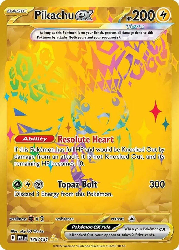 Pikachu ex - Prismatic Evolutions (Hyper Rare)