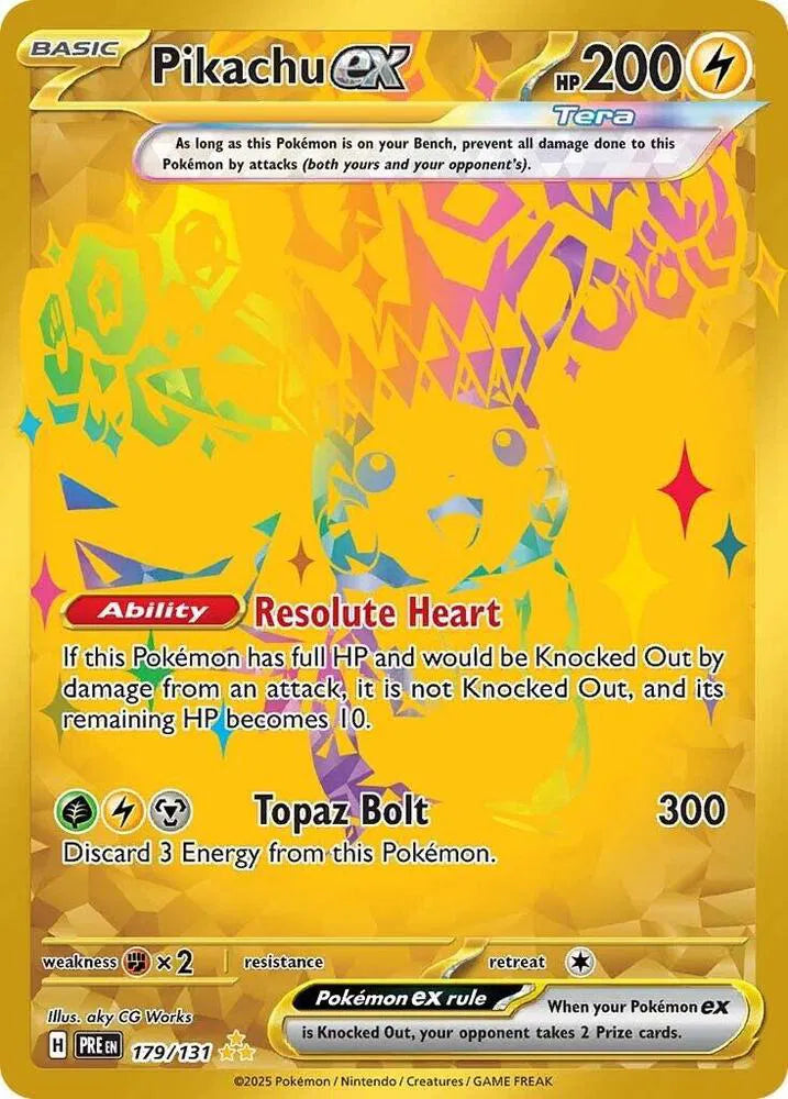 Pikachu ex - Prismatic Evolutions (Hyper Rare)