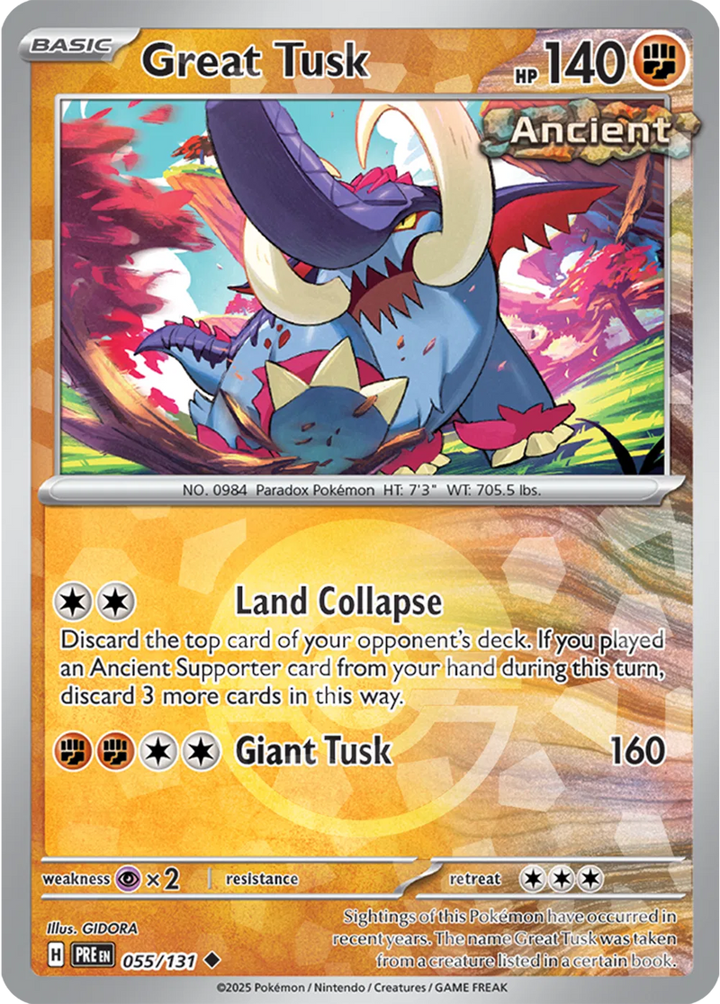 Great Tusk (Poke Ball Pattern) - Prismatic Evolutions