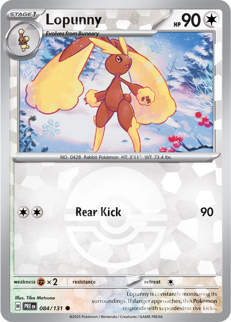 Lopunny (Poke Ball Pattern) - Prismatic Evolutions