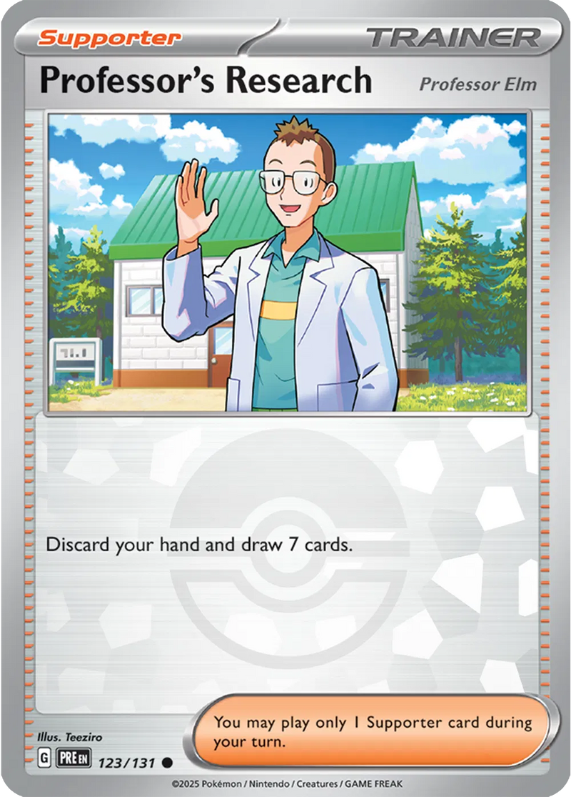 Professor's Research [Professor Elm] (Poke Ball Pattern) - Prismatic Evolutions