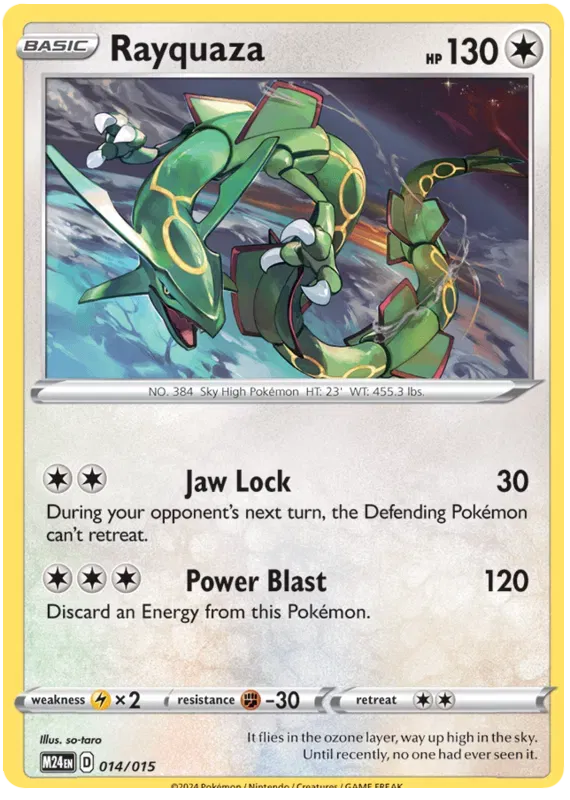 Rayquaza - McDonald's Promos 2024