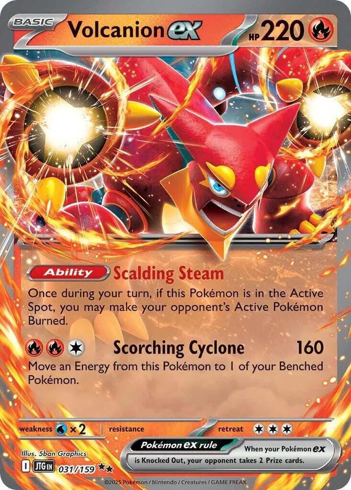 Volcanion ex - Journey Together (Double Rare, 031/159 Holo)