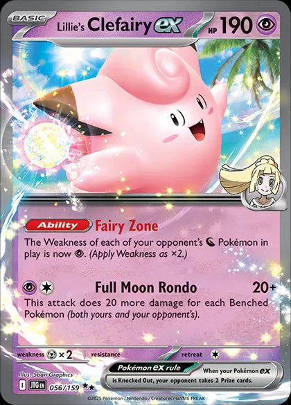 Lillie's Clefairy ex - Journey Together (Double Rare, 056/159 Holo)