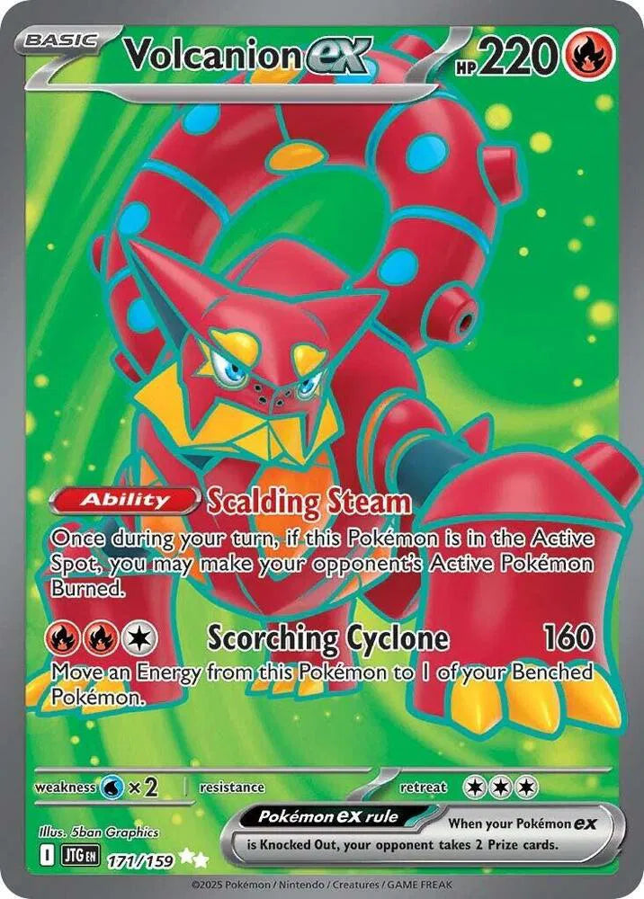 Volcanion ex - Journey Together (Ultra Rare, 171/159 Holo)