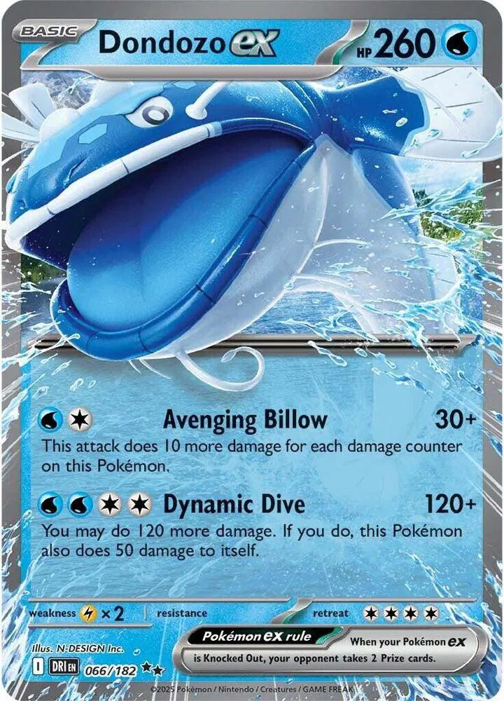 Dondozo ex - Destined Rivals (Double Rare)