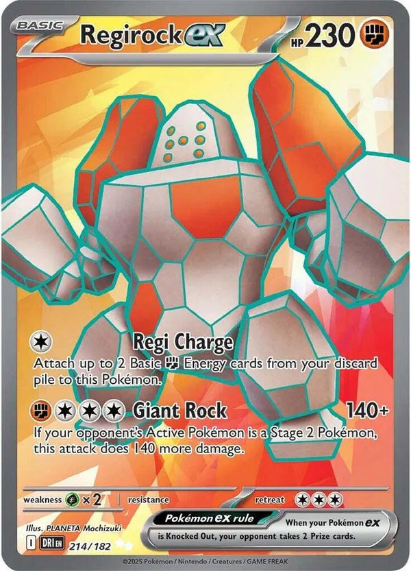 Regirock ex - Destined Rivals (Ultra Rare)
