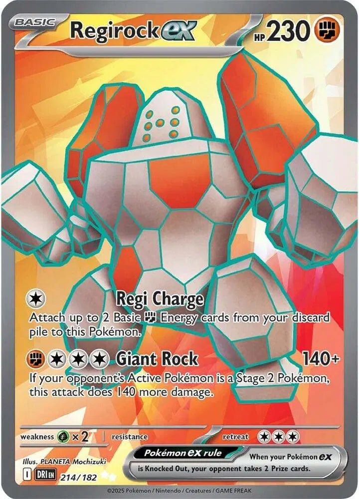 Regirock ex - Destined Rivals (Ultra Rare)