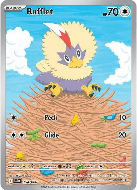 Rufflet - Black Bolt (Illustration Rare)