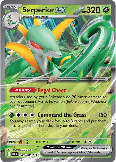 Serperior ex - Black Bolt (Double Rare)