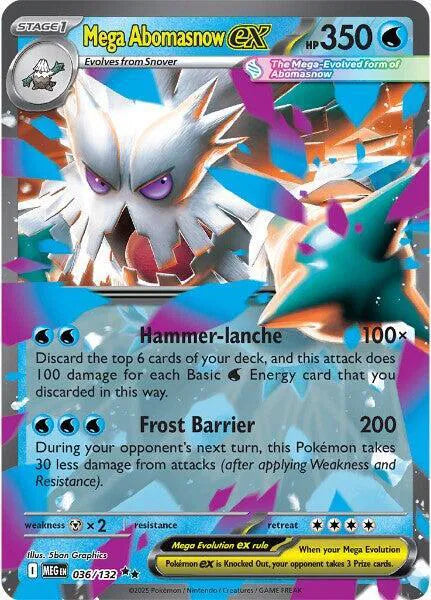 Mega Abomasnow ex - Mega Evolution (Double Rare)