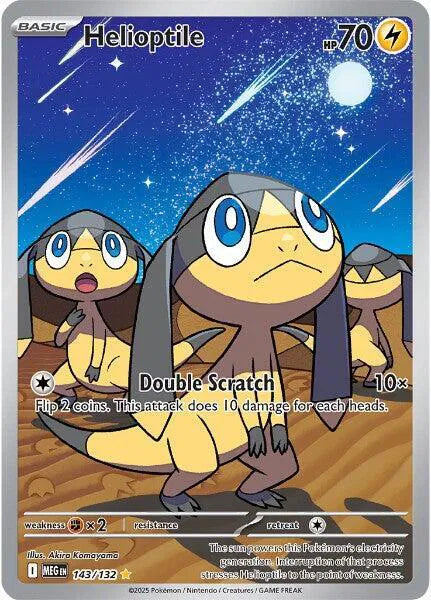 Helioptile - Mega Evolution (Illustration Rare)