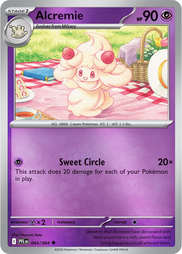 Alcremie - Phantasmal Flames (044/094 Reverse Holo)