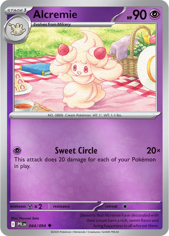 Alcremie - Phantasmal Flames (044/094 Reverse Holo)
