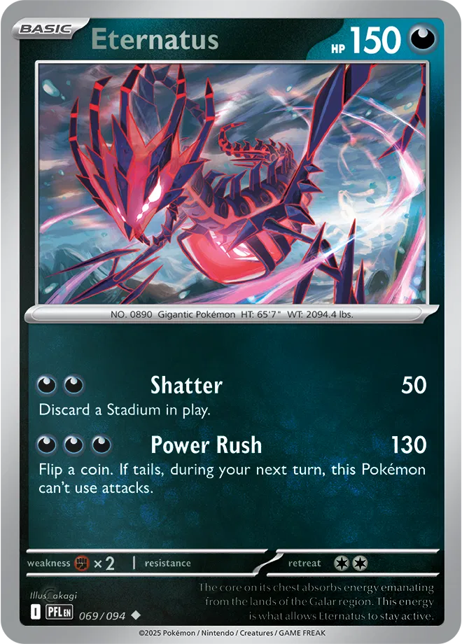 Eternatus - Phantasmal Flames (069/094 Reverse Holo)