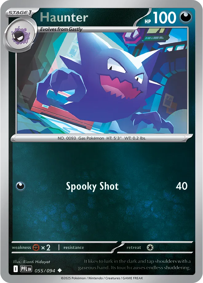 Haunter - Phantasmal Flames (055/094 Reverse Holo)