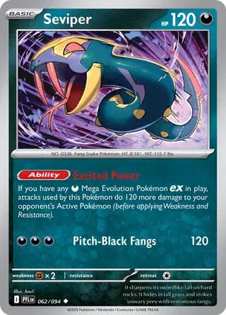 Seviper - Phantasmal Flames (062/094)