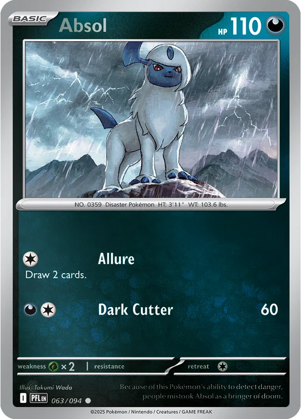 Absol - Phantasmal Flames (063/094 Reverse Holo)