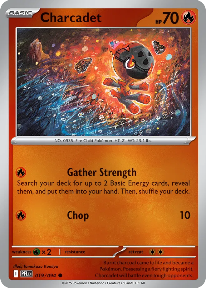 Charcadet - Phantasmal Flames (019/094 Reverse Holo)