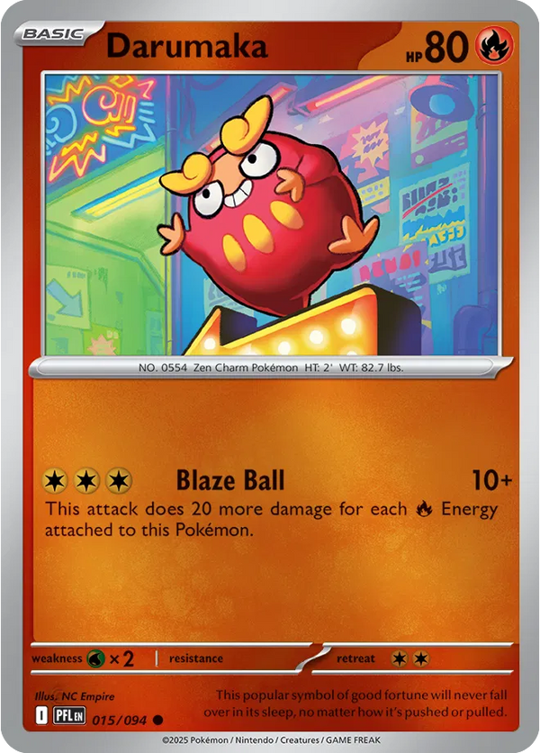 Darumaka - Phantasmal Flames (015/094 Reverse Holo)