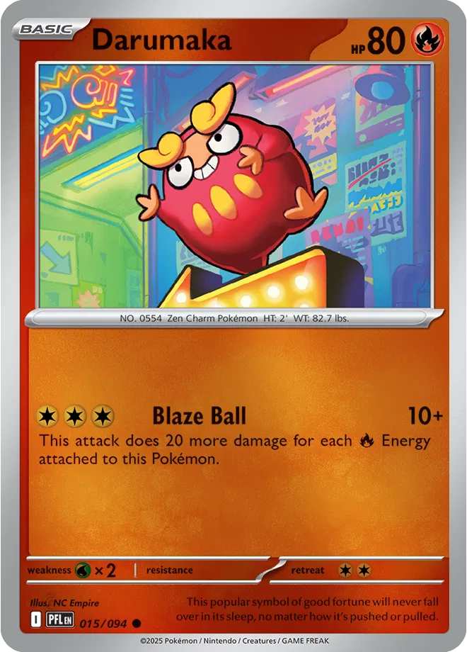 Darumaka - Phantasmal Flames (015/094 Reverse Holo)