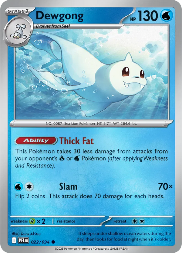 Dewgong - Phantasmal Flames (022/094 Reverse Holo)
