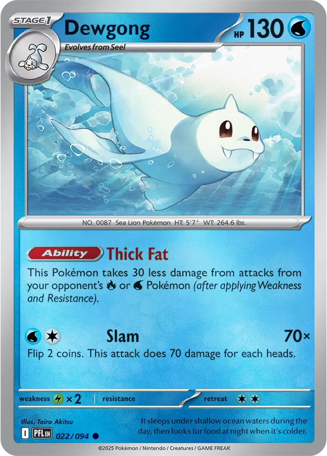 Dewgong - Phantasmal Flames (022/094 Reverse Holo)