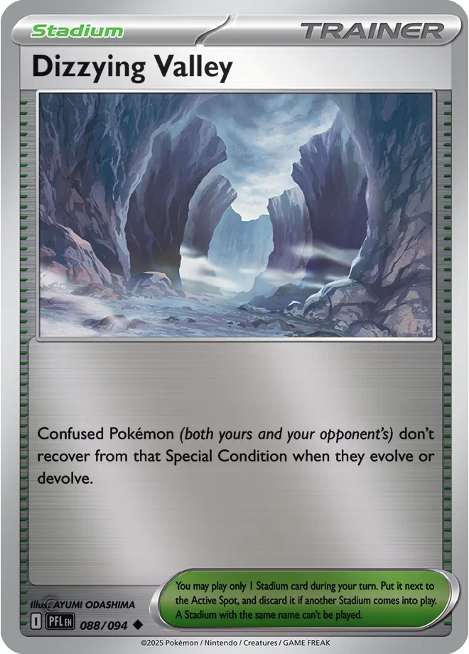 Dizzying Valley - Phantasmal Flames (088/094 Reverse Holo)