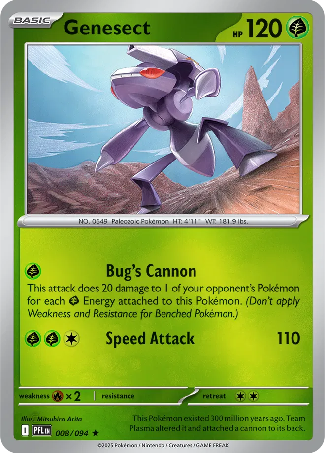 Genesect - Phantasmal Flames (008/094 Holo)