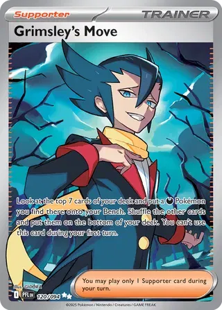 Grimsley's Move - Phantasmal Flames (Ultra Rare, 120/094 Holo)