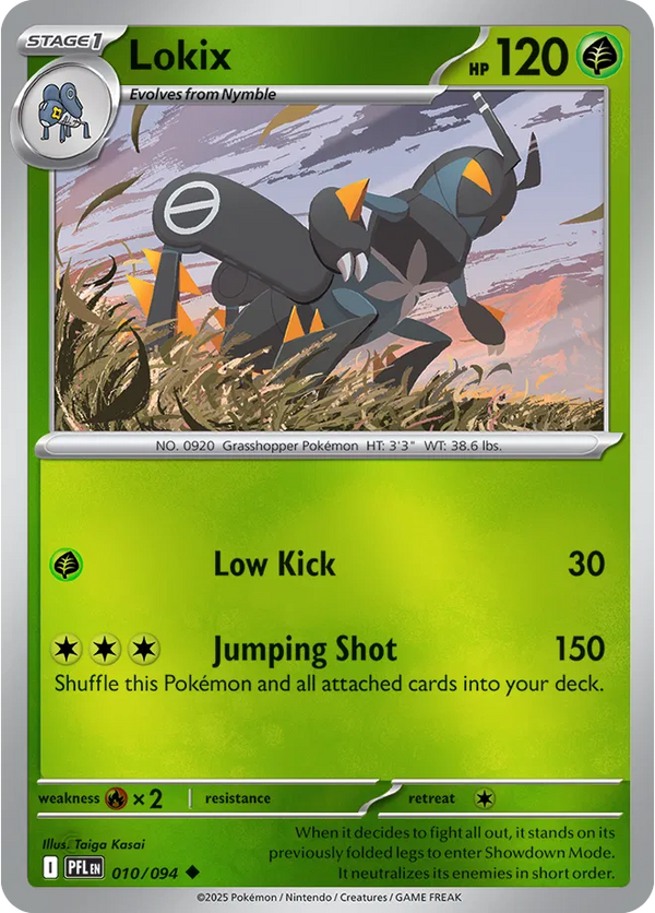 Lokix - Phantasmal Flames (010/094 Reverse Holo)