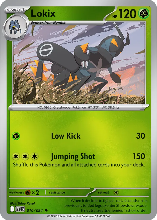Lokix - Phantasmal Flames (010/094 Reverse Holo)