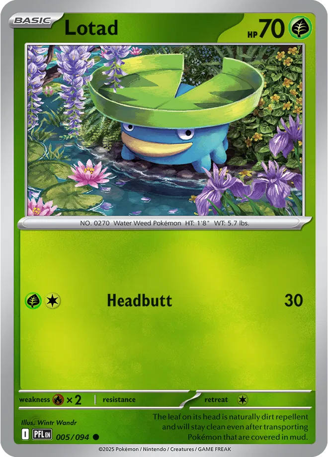 Lotad - Phantasmal Flames (005/094 Reverse Holo)