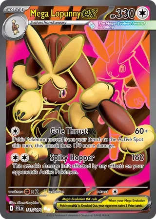 Mega Lopunny ex - Phantasmal Flames (Ultra Rare, 115/094 Holo)