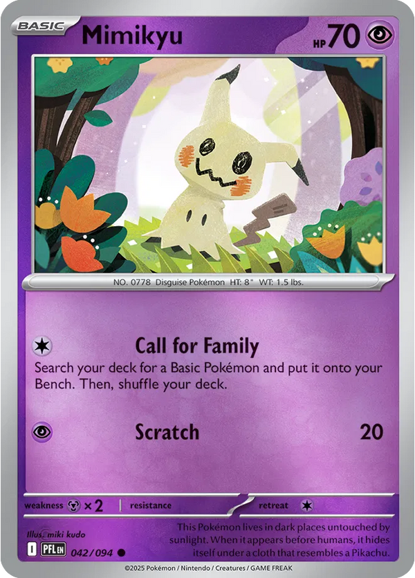 Mimikyu - Phantasmal Flames (042/094 Reverse Holo)