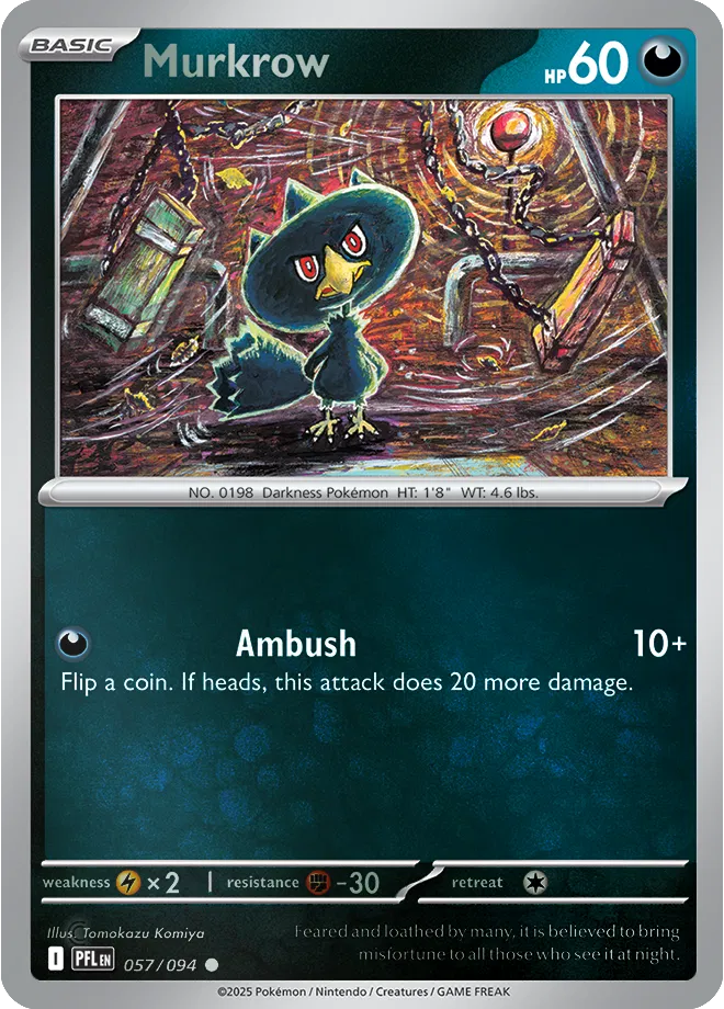 Murkrow - Phantasmal Flames (057/094 Reverse Holo)