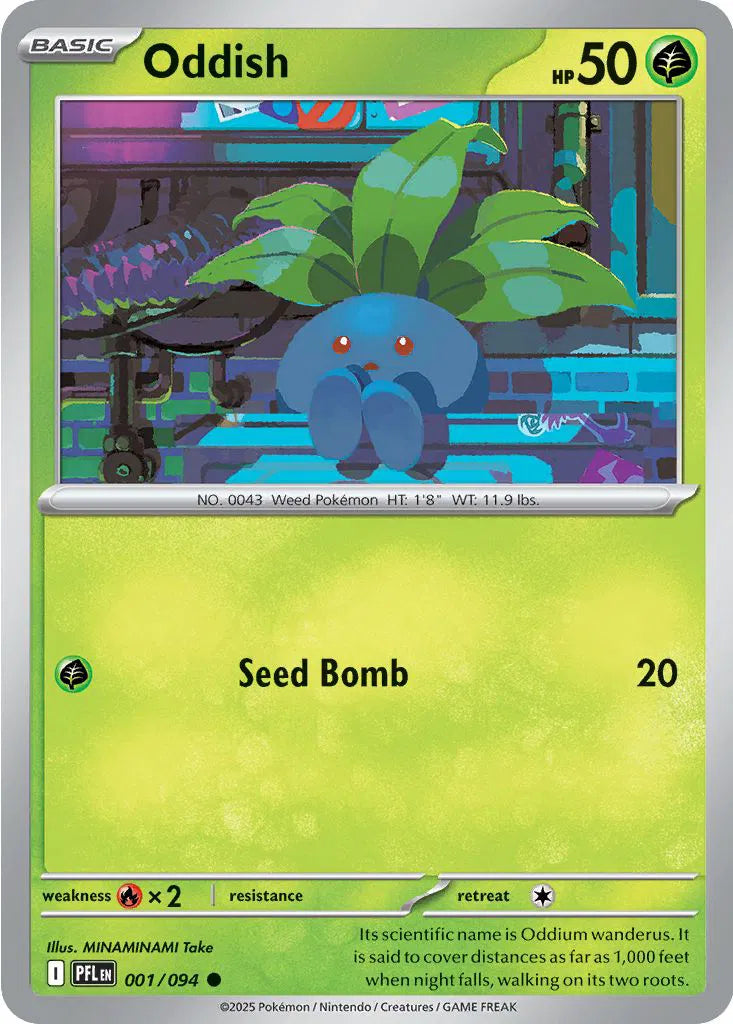Oddish - Phantasmal Flames (001/094)