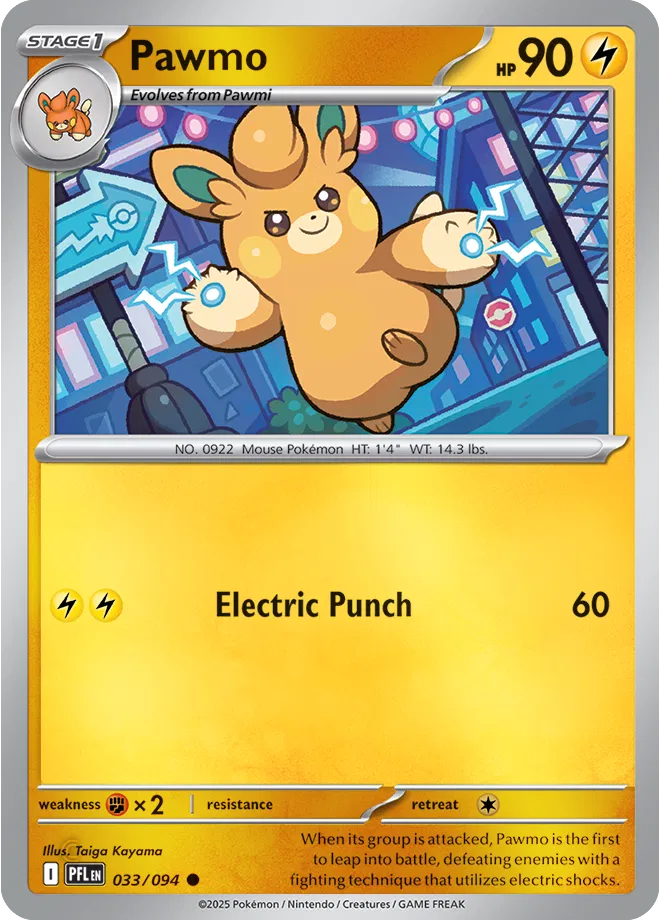 Pawmo - Phantasmal Flames (033/094 Reverse Holo)