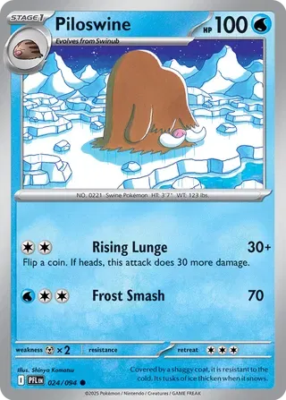 Piloswine - Phantasmal Flames (024/094)