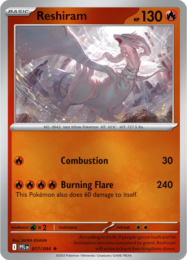 Reshiram - Phantasmal Flames (017/094 Holo)