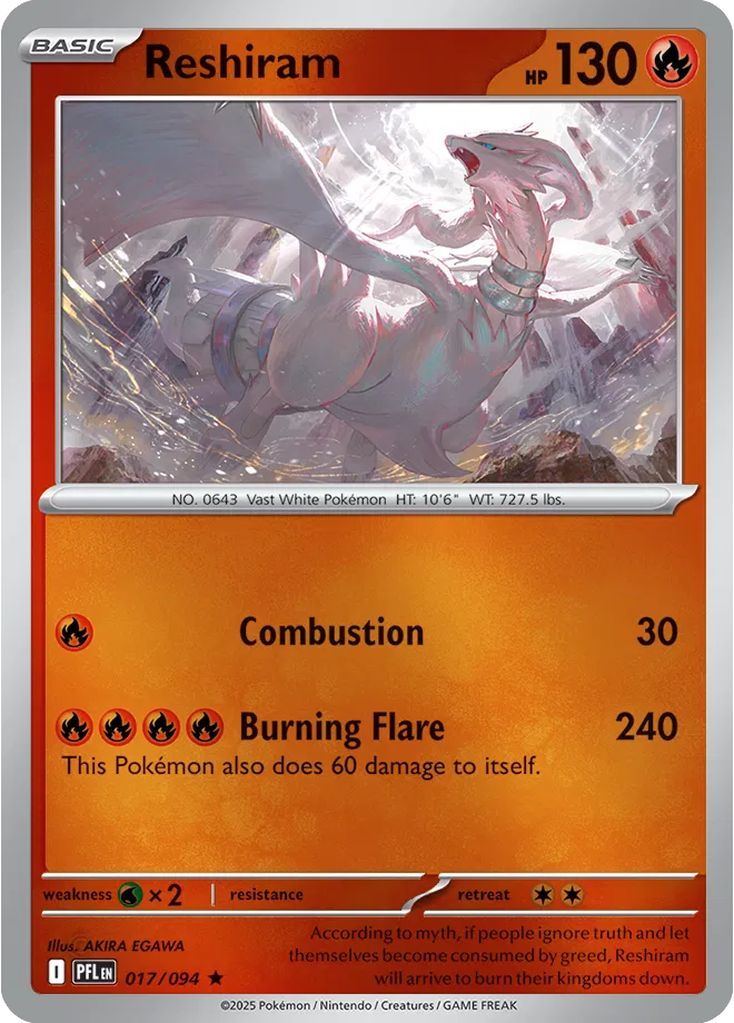 Reshiram - Phantasmal Flames (017/094 Holo)
