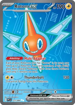 Rotom ex - Phantasmal Flames (Ultra Rare, 111/094 Holo)