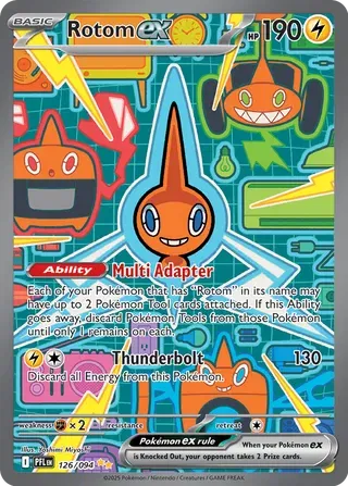 Rotom ex - Phantasmal Flames (Special Illustration Rare, 126/094 Holo)
